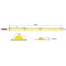 Tira LED 5 mts Flexible 24V 50W COB IP20, Alta Luminosidad